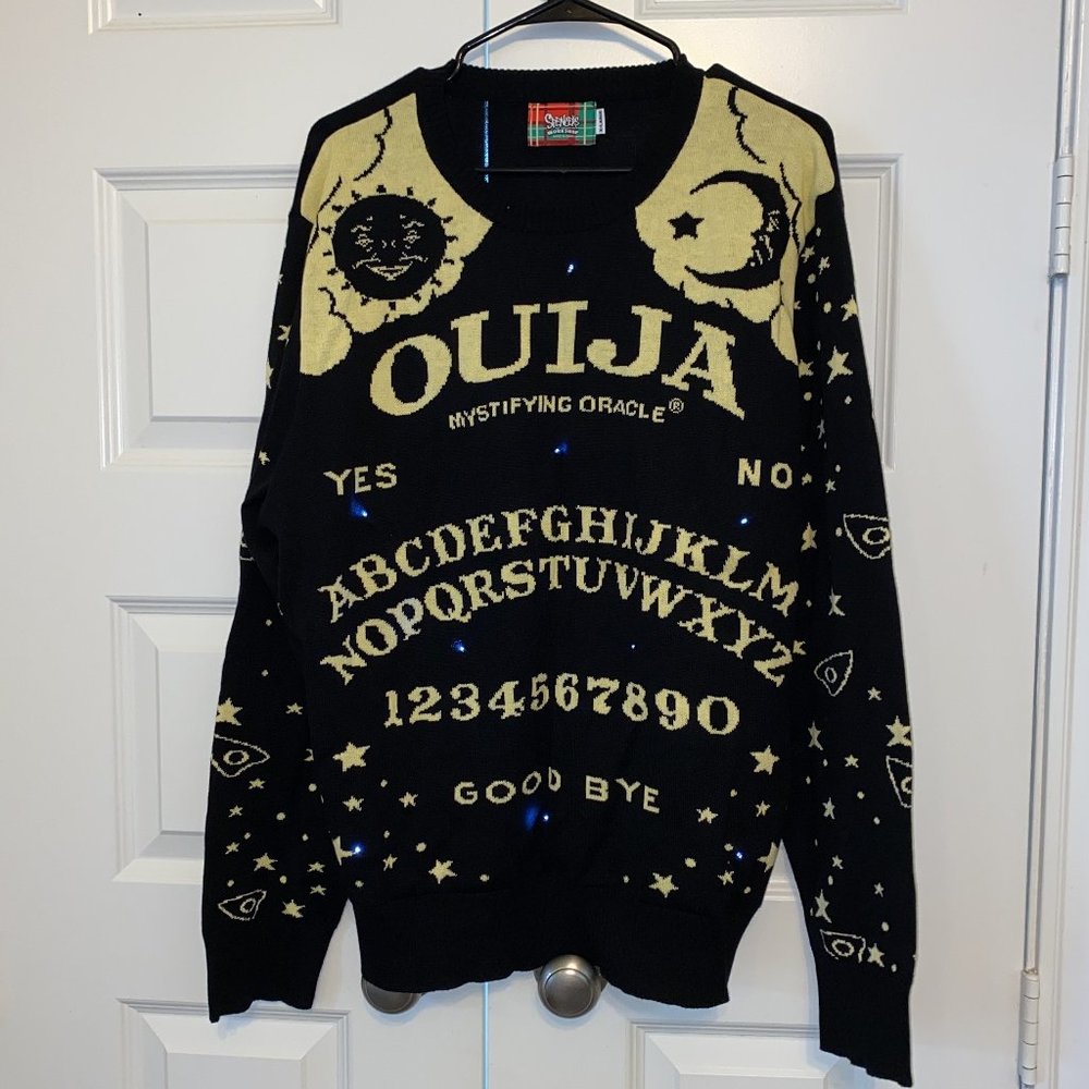 Light Up Ouija Sweater